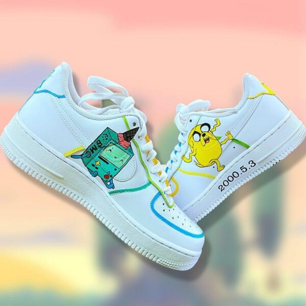 Adventure Time Air Force 1 Custom Shoes Perfect Gift for Fans