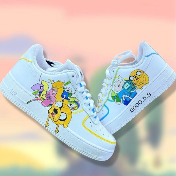 Adventure Time Air Force 1 Custom Shoes Perfect Gift for Fans