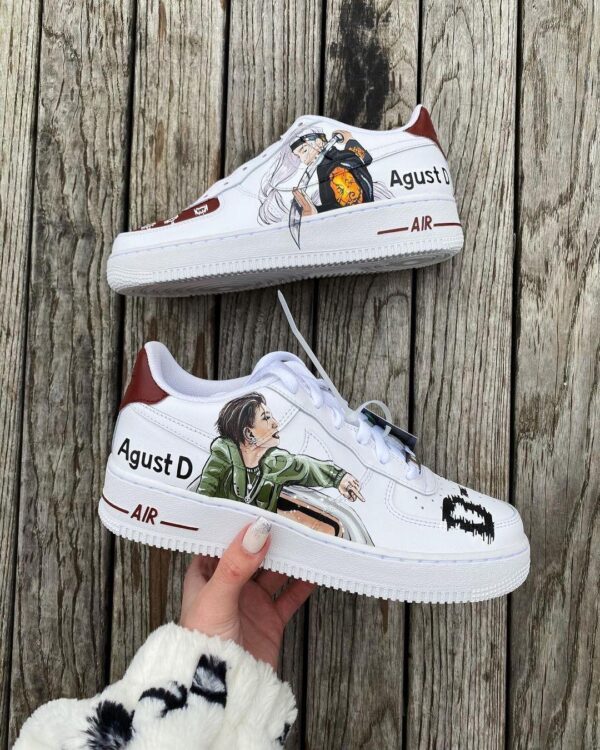 Aggretsuko Air Force 1 Custom Sneakers Stylish and One of a Kind