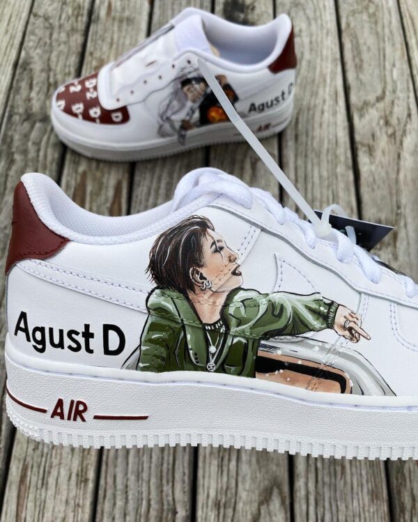 Aggretsuko Air Force 1 Custom Sneakers Stylish and One of a Kind