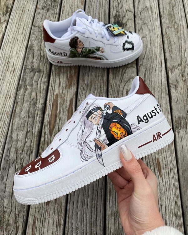 Aggretsuko Air Force 1 Custom Sneakers Stylish and One of a Kind