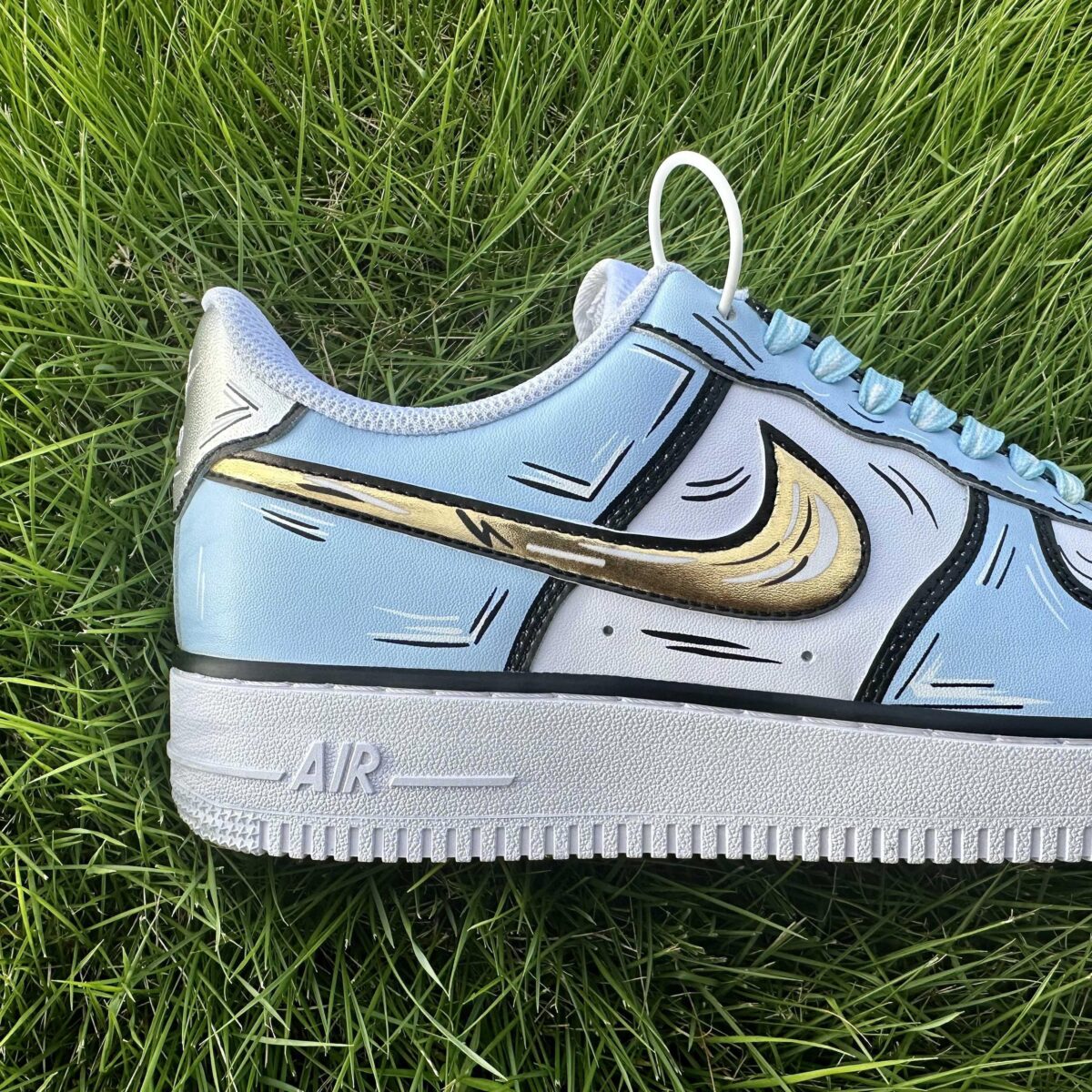 AnimeInspired Custom Air Force 1 Cute HandPainted Sneakers