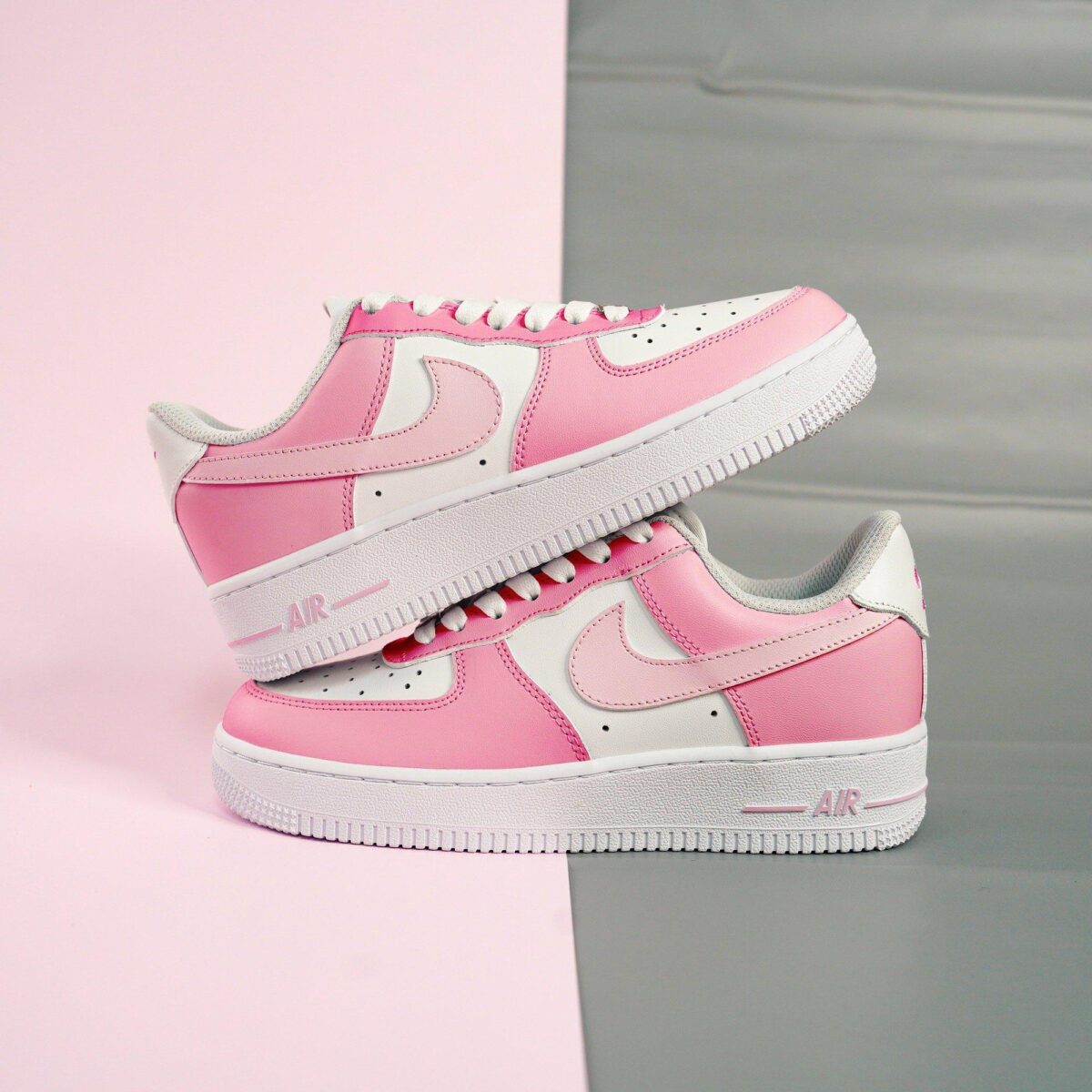 BarbieInspired Custom Air Force 1 Perfect Pink Sneakers for Kids