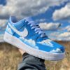 Blue Clouds Custom Nike Air Force 1s