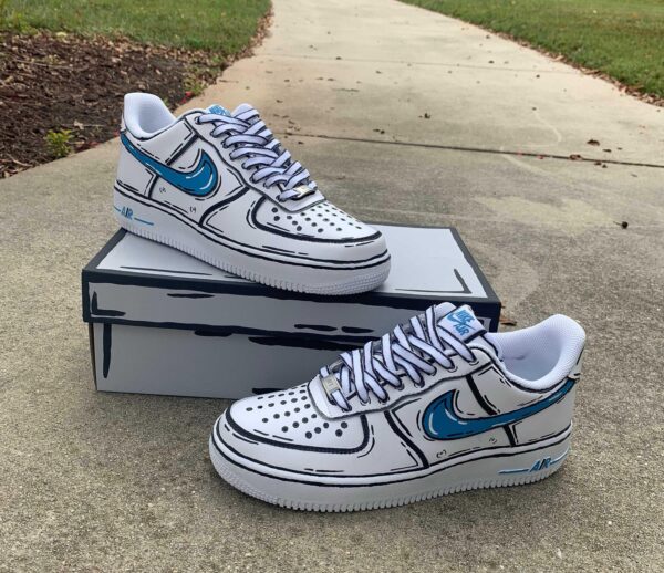 Cartoon Custom Air Force 1 Choose Your Color Sneakers