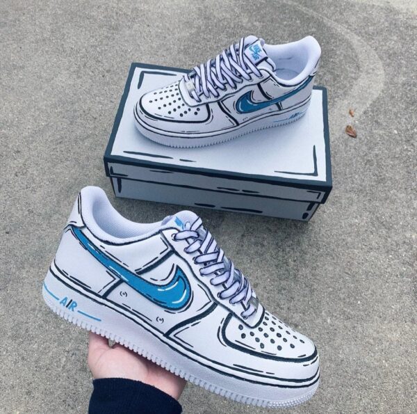 Cartoon Custom Air Force 1 Choose Your Color Sneakers