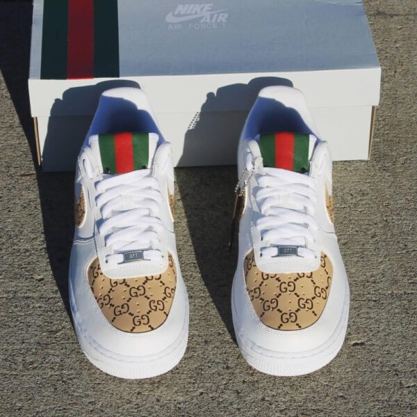 Classic GG Vibe Custom Air Force 1 Sneakers