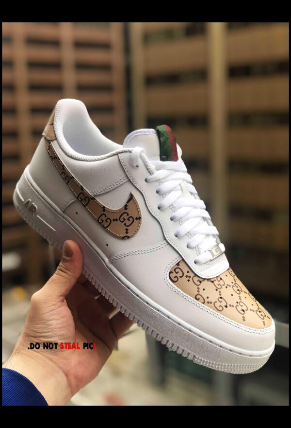 Classic GG Vibe Custom Air Force 1 Sneakers