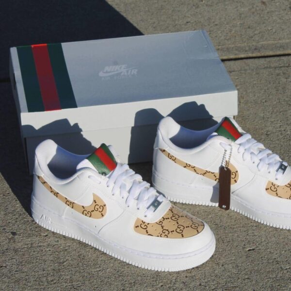 Classic GG Vibe Custom Air Force 1 Sneakers