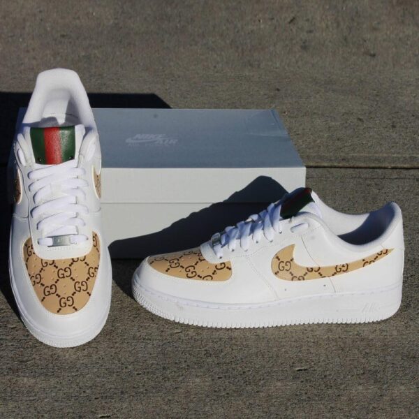 Classic GG Vibe Custom Air Force 1 Sneakers