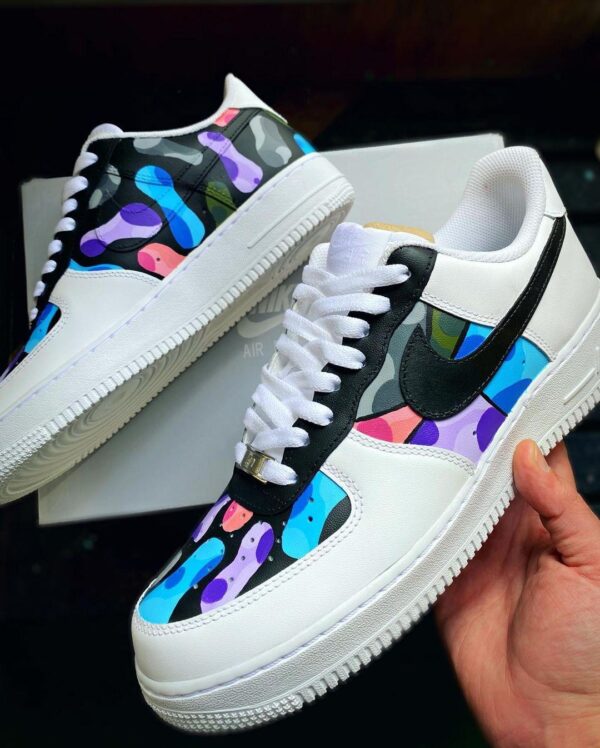 Color camo Nike Air Force 1s