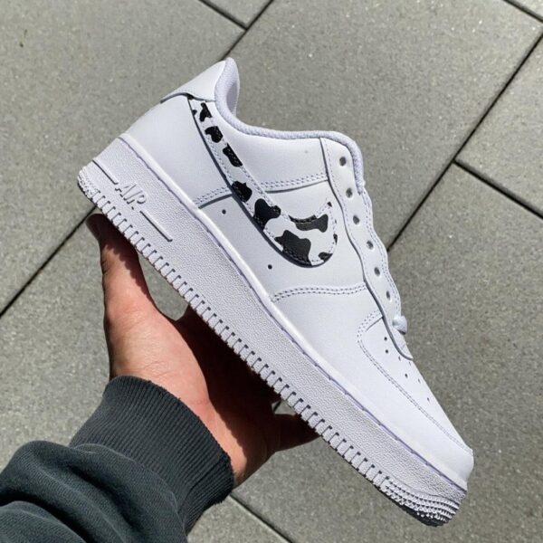 Cow Pattern Nike Air Force 1 Custom Sneakers