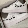 Cow Pattern Nike Air Force 1 Custom Sneakers