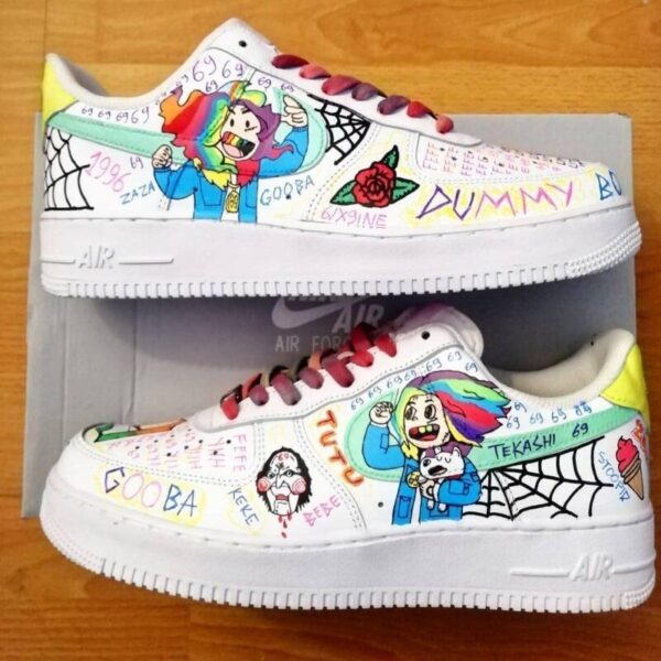 Custom Air Force 1 6ix9ine Sneakers