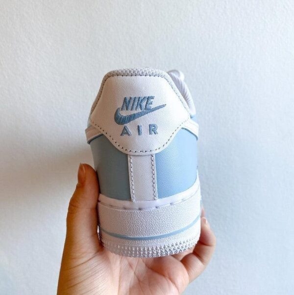 Custom Air Force 1 Baby Blue Color Block Edition