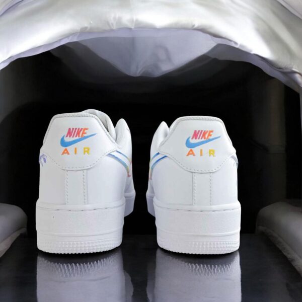 Custom Air Force 1 Blue Butterfly Sneakers