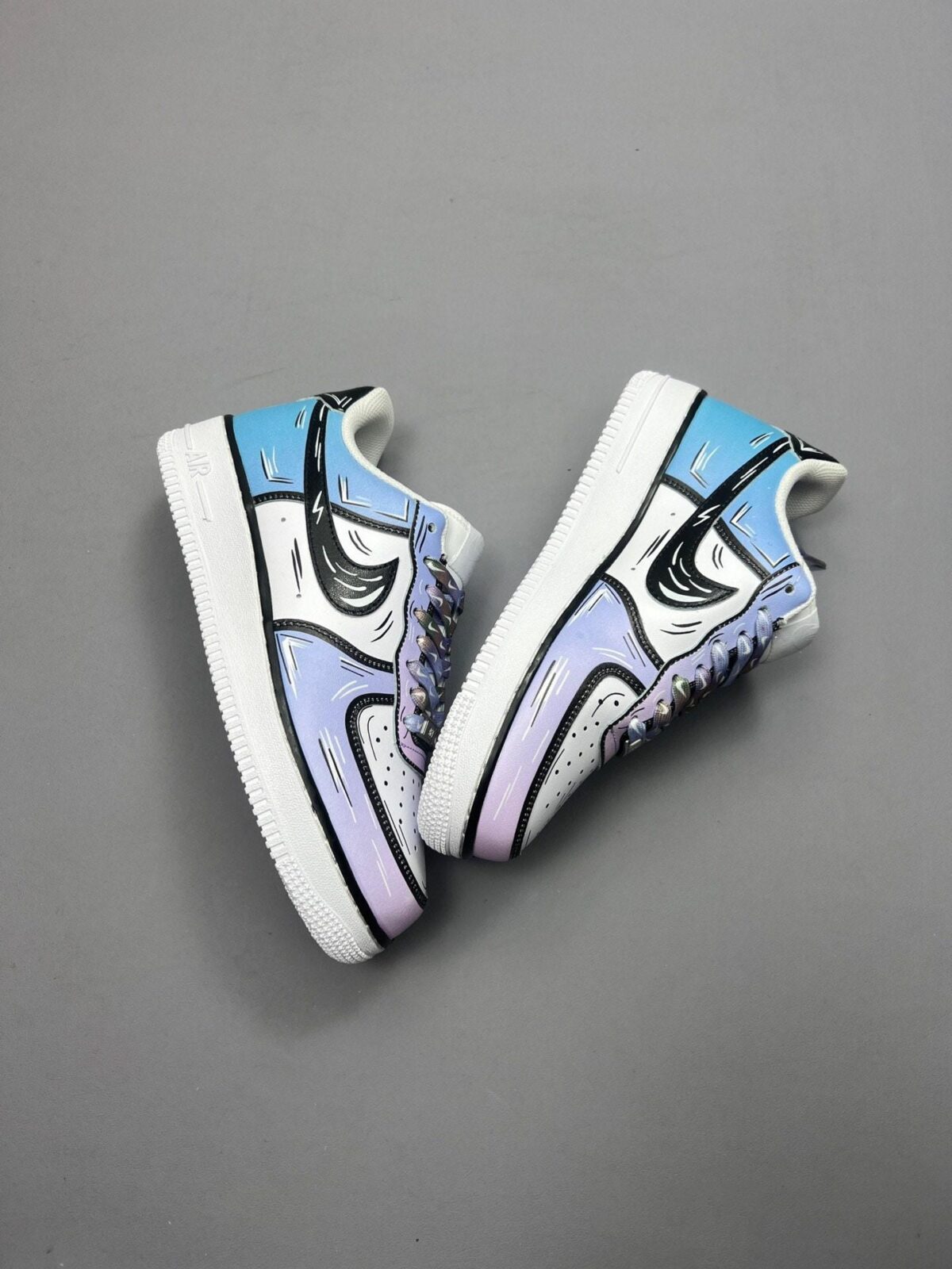 Custom Air Force 1 Cartoon Graffiti Nike AF1 Sneakers