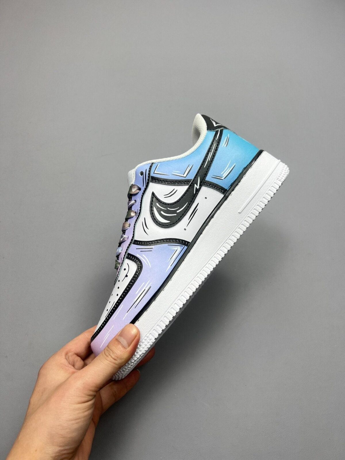 Custom Air Force 1 Cartoon Graffiti Nike AF1 Sneakers