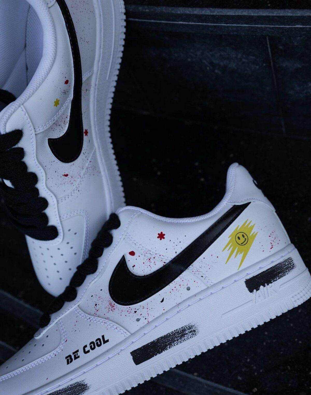 Custom Air Force 1 HandPainted Anime Sneakers for Street Style