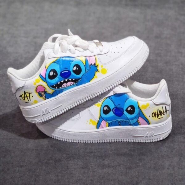 Custom Air Force 1 HandPainted Anime Sneakers for Street Style