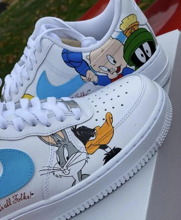 Custom Air Force 1 HandPainted Anime Sneakers for Street Style