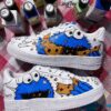 Custom Air Force 1 HandPainted Anime Street Style Wedding Sneakers