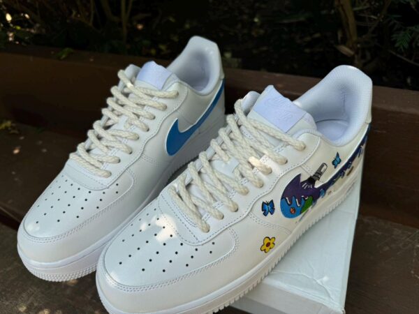 Custom Air Force 1 HandPainted Anime Wedding Sneakers