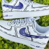 Custom Air Force 1 HandPainted Anime Wedding Sneakers