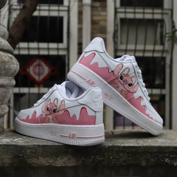 Custom Air Force 1 HandPainted Anime Wedding Sneakers in Style