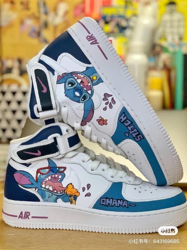 Custom Air Force 1 HandPainted Anime Wedding Street Sneakers