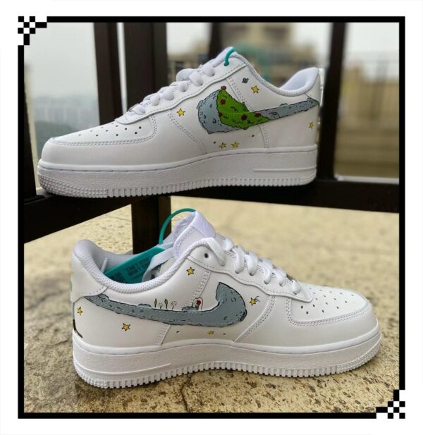 Custom Air Force 1 HandPainted Anime Wedding Street Style Sneakers