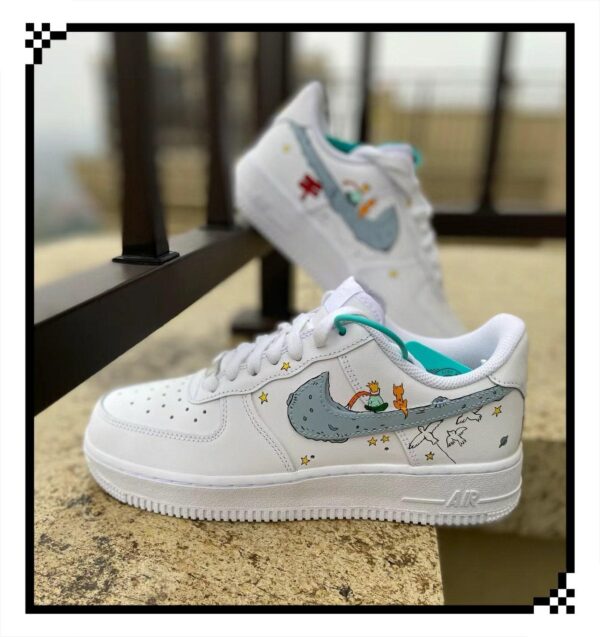 Custom Air Force 1 HandPainted Anime Wedding Street Style Sneakers