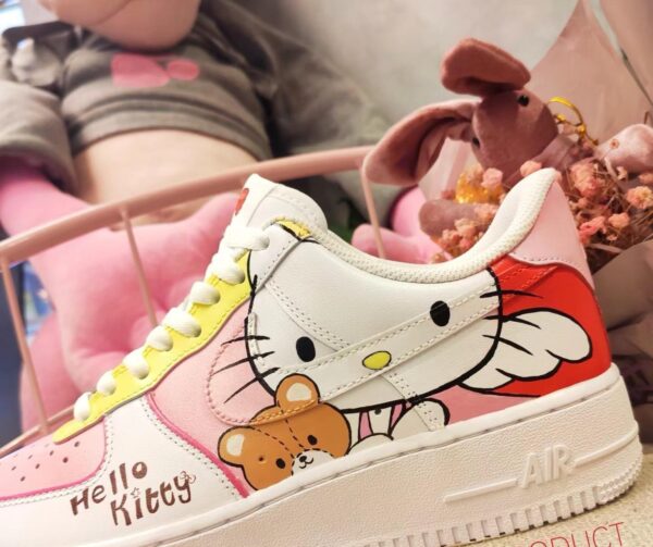 Custom Air Force 1 HandPainted Hello Kitty Anime Street Kicks