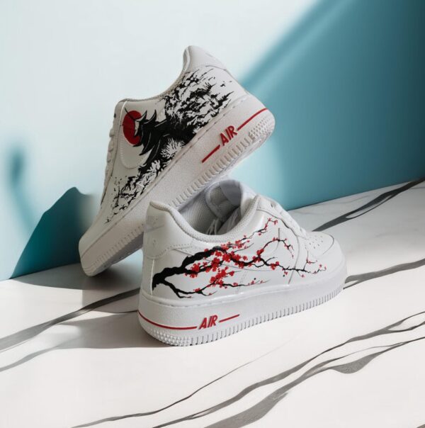 Custom Air Force 1 HandPainted Japan Art Sneakers Perfect Gift