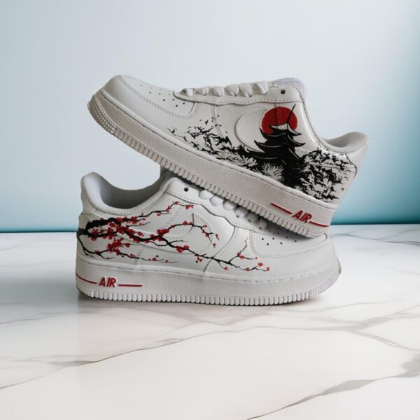 Custom Air Force 1 HandPainted Japan Art Sneakers Perfect Gift