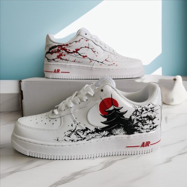 Custom Air Force 1 HandPainted Japan Art Sneakers Perfect Gift