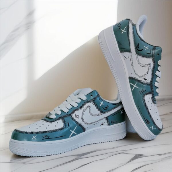 Custom Air Force 1 HandPainted Kaws Art Unisex Luxury Sneakers