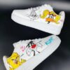Custom Air Force 1 HandPainted Looney Tunes Anime Wedding Sneakers