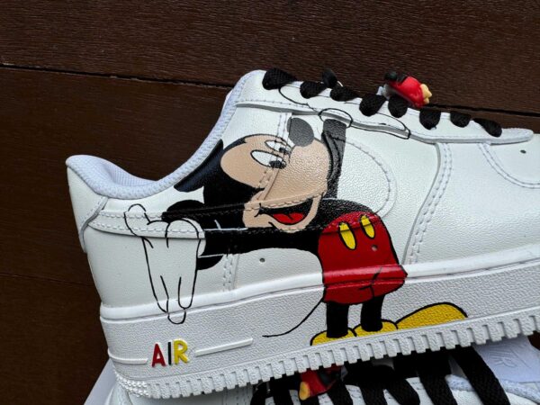 Custom Air Force 1 HandPainted Mickey Minnie High Fashion Sneakers