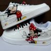 Custom Air Force 1 HandPainted Mickey Minnie High Fashion Sneakers