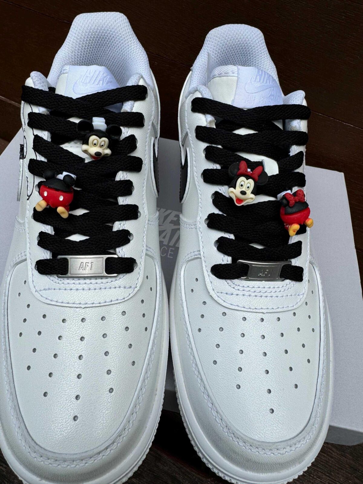 Custom Air Force 1 HandPainted Mickey Minnie High Fashion Sneakers