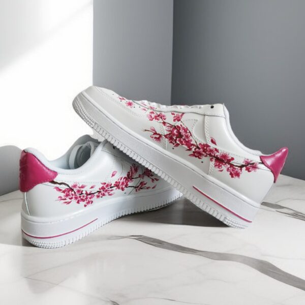 Custom Air Force 1 HandPainted Nezuko Art Unisex Sneakers