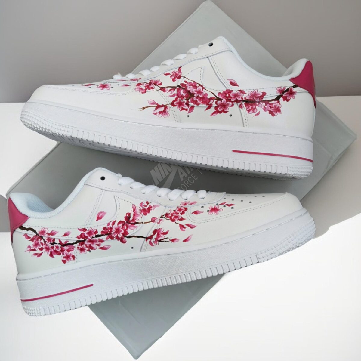 Custom Air Force 1 HandPainted Nezuko Art Unisex Sneakers