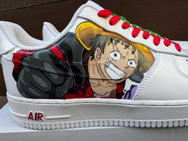 Custom Air Force 1 HandPainted One Piece Anime Wedding Style