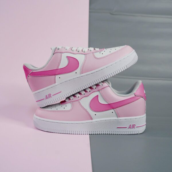 Custom Air Force 1 Handpainted Pink Sneakers Perfect Gift