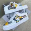 Custom Air Force 1 HandPainted Simpsons Sneakers for High Fashion