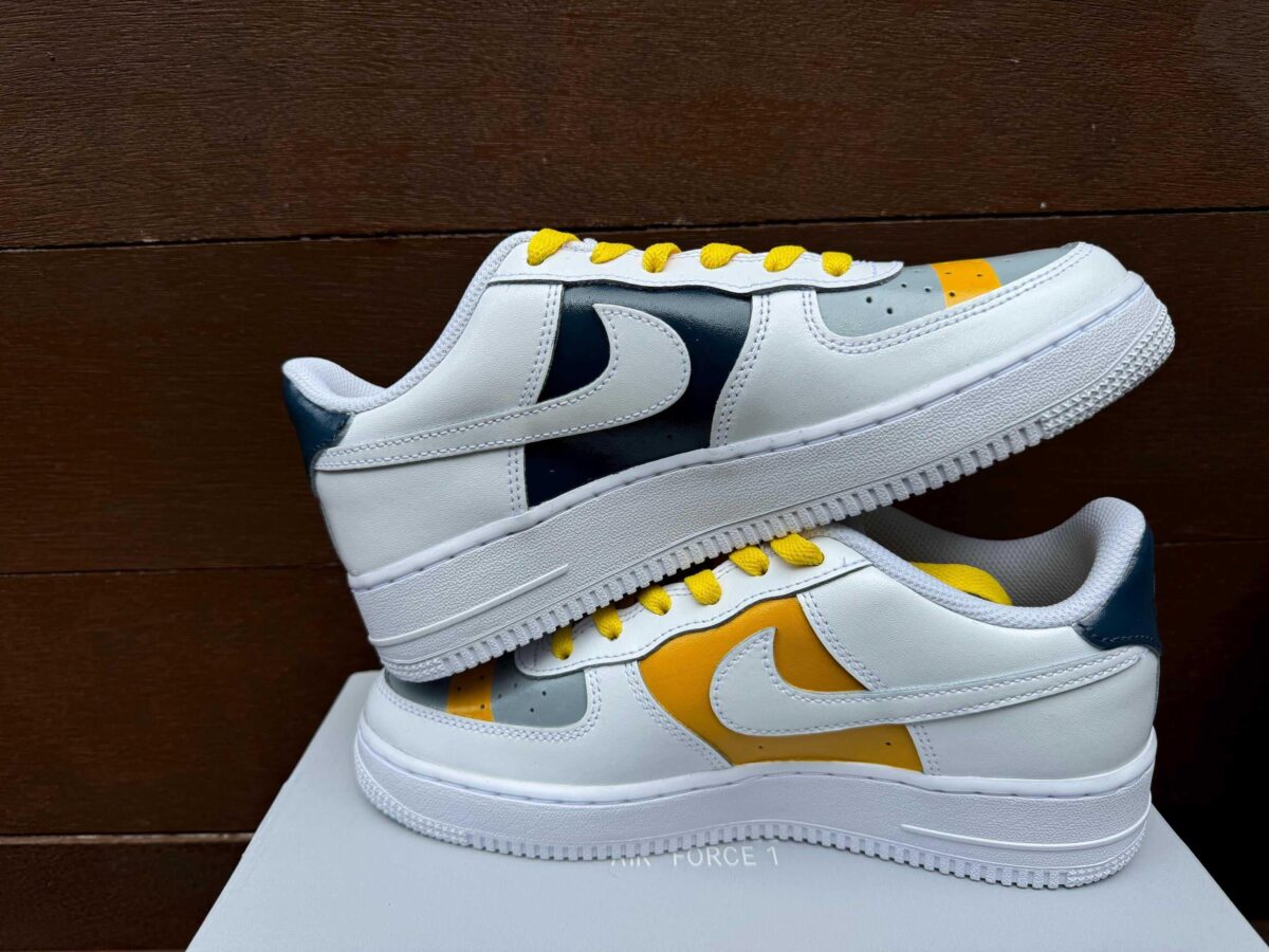 Custom Air Force 1 HandPainted Simpsons Sneakers for High Fashion