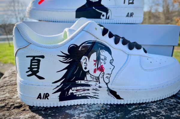 Custom Air force 1 jujutsu kaisen gojo vs Geto Sneakers