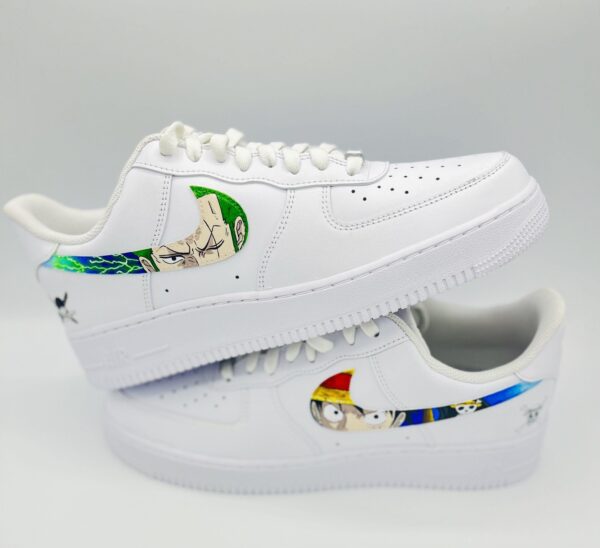 Custom Air force 1 Luffy x Zoro eye Sneakers