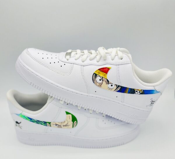 Custom Air force 1 Luffy x Zoro eye Sneakers